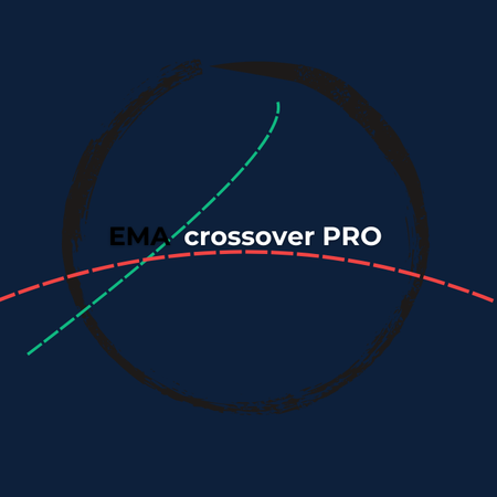 "EMA Crossover Pro" logo